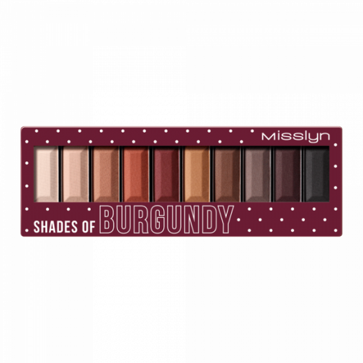 Misslyn Must Have Eyeshadow Shades No. 5 Shades of Burgundy