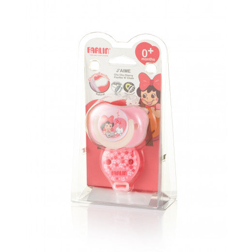 Farlin - Chu Chu Pacifier, 2-Pack, +0 Months