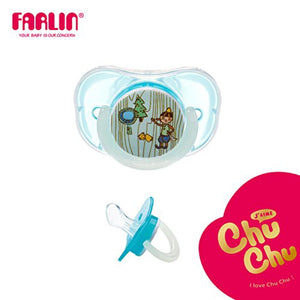 Farlin - Chu Chu Pacifier Medium Blue, +6 Months