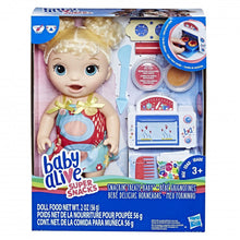 Load image into Gallery viewer, Baby Alive Snackin’ Treats Baby (Blonde Curly Hair)
