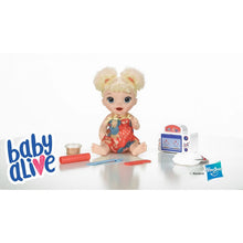 Load image into Gallery viewer, Baby Alive Snackin’ Treats Baby (Blonde Curly Hair)
